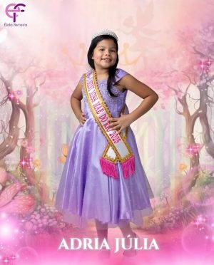 Adria Júlia - 8 anos - Mini Miss Mãe do Rio 2025