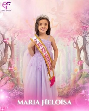 Maria Heloísa - 6 anos - Mini Miss Benevides 2025